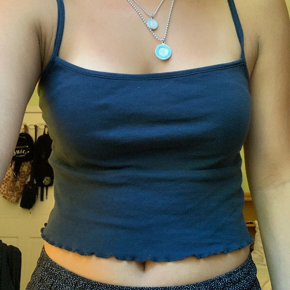Brandy Melville navy blue tank